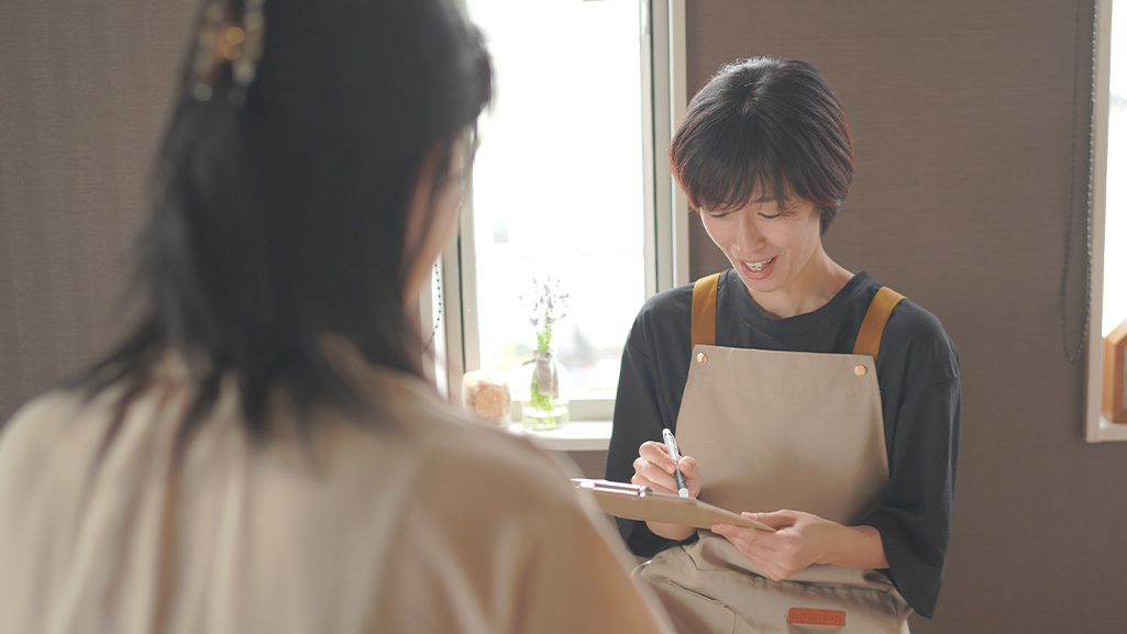 体調に合わせてカウンセリングいたします